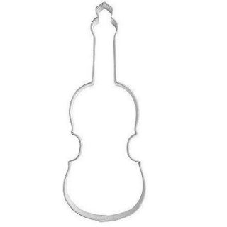 Ausstecher Geige Violine Bratsche Keksausstecher Pltzchenform, 6 cm, Edelstahl