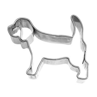 Ausstecher Hund Beagle Keksausstecher Pltzchenform, ca. 5 cm, Edelstahl, rostfrei