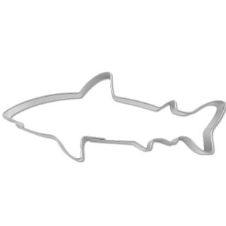 Ausstecher Fisch Haifisch Hai Keksausstecher Pltzchenform, ca. 8.3 cm, Edelstahl rostfrei