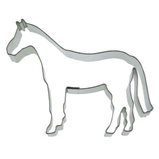 Ausstecher Pferd edles Ross Zebra Keksausstecher Pltzchenform, ca. 8 cm, Edelstahl rostfrei