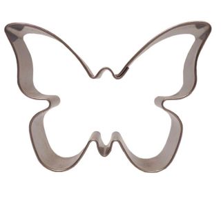 Ausstecher Schmetterling glatt Keksausstecher Pltzchenform, ca. 6.5 cm, Edelstahl, rostfrei