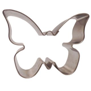 Ausstecher Schmetterling glatt Keksausstecher Pltzchenform, ca. 6.5 cm, Edelstahl, rostfrei