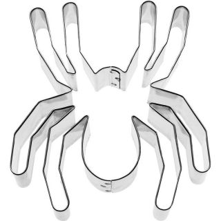 Ausstecher Spinne  Keksausstecher Pltzchenform, ca. 9 cm, Edelstahl, rostfrei