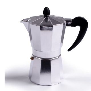 Espressokocher Espressobereiter Percolator, ca. 6 Tassen, Aluminium