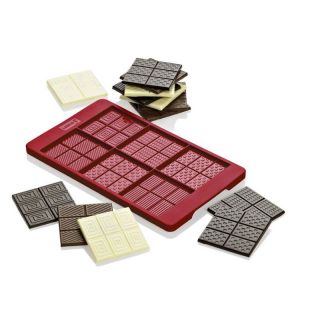 Lurch Flexiform Schokolade Schokoladentfelchen Schokoladentafel klein 120x205mm rubyL