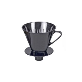 Kaffeefilteraufsatz Stutzenfilter Brhaufsatz , Gre 4, Kunststoff- schwarz