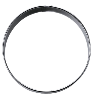 Ausstecher Ring Kreis 9 Keksausstecher Pltzchenform, Edelstahl rostfrei, ca.  9 cm
