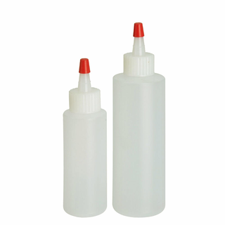 Dekorierflaschen Garnierflaschen Dekoriertuben, 2-teilig, gro ca. 120 ml, klein ca. 60 ml, Kunststoff transparent