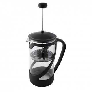 Kaffeeebereiter Pressfilterkanne Stempelkanne Coffemaker, temperaturbestndiges Glas, Kunststoffgehuse, schwarz, ca. 0.6 l, ca. 19 cm, 1 Stck