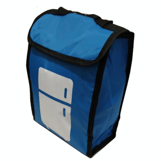 Khltasche klein, Picknicktasche Isoliertasche, Polyester/Isoliermaterial, ca. 18 x 7 x 26 cm, blau