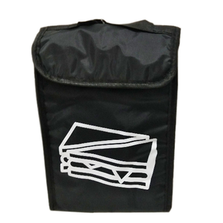 Khltasche klein, Picknicktasche Isoliertasche, Polyester/Isoliermaterial, ca. 18 x 7 x 26 cm, schwarz