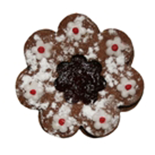 Ausstecher Ausstecherset Linzer Blume mit Mini-Blume + Blume &ndash; gro, 2 teilig, ca. 4.7 cm, Edelstahl rostfrei