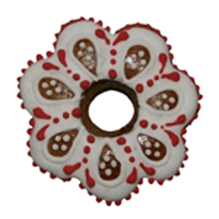 Ausstecher Ausstecherset Linzer Blume mit Ring klein + Blume &ndash; gro , 2 teilig, ca. 4.7 cm, Edelstahl rostfrei