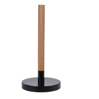 Kchenrollenstnder LOFT, Papierrollenhalter Kchenrollenhalter, Bambus/Eisen, ca.  15 x 32 cm