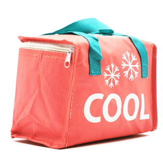 Khltasche COOL Picknicktasche Isoliertasche Lunchbag, Polypropylen/Isoliermaterial, ca. 20 x 13 x 15 cm, ca. 4 l, pink