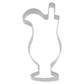 Ausstecher Cocktailglas Keksausstecher Pltzchenform, Edelstahl rostfrei, 7 cm