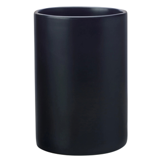 Utensilienhalter Lffeltopf Tischabfall Porzellan,  12 cm x 17,5 cm 1.5l matt-schwarz